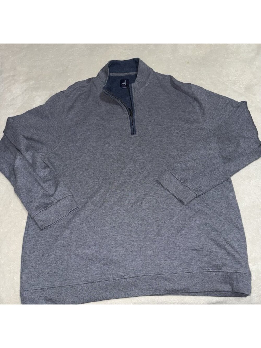 Johnnie O Sully 1/4 Zip Pullover Sweater Men XL Blue Sweater Golf Performance